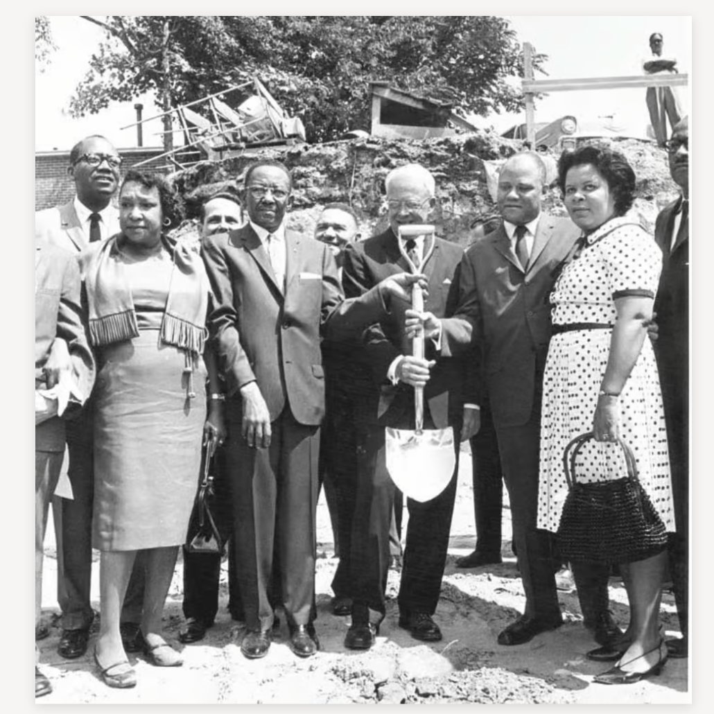 Groundbreaking ceremony for Paschal's Motor Hotel